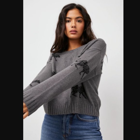 Rails | Perci Sweater (Ash Jungle Cat) - Picture 2 of 15